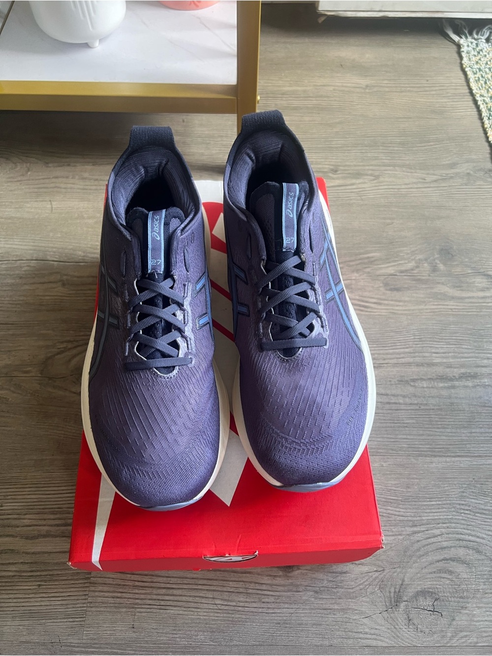 Asics Gel-Nimbus 27 Men’s Indigo Fog 1011B956 Wide - Picture 2 of 7